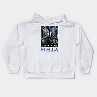 Brooklyn Bridge by Joseph Stella Kids Hoodie